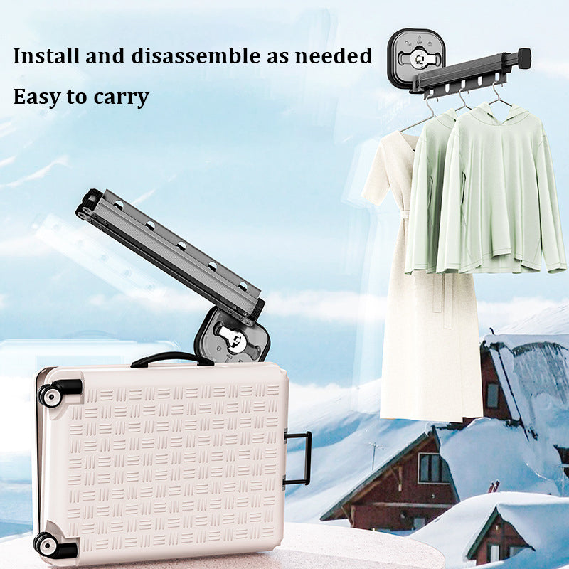 Retractable Balcony Clothes Drying Rack
