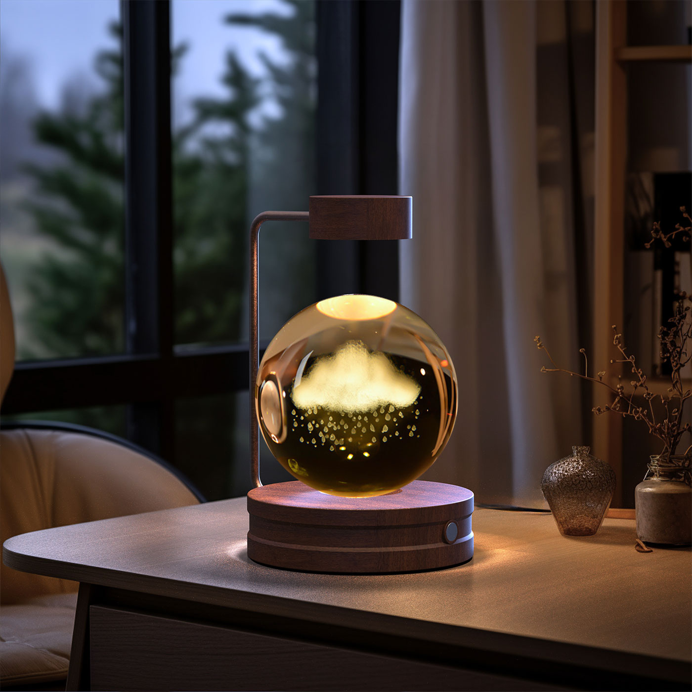 Cosmic Crystal Ball Night Lamp