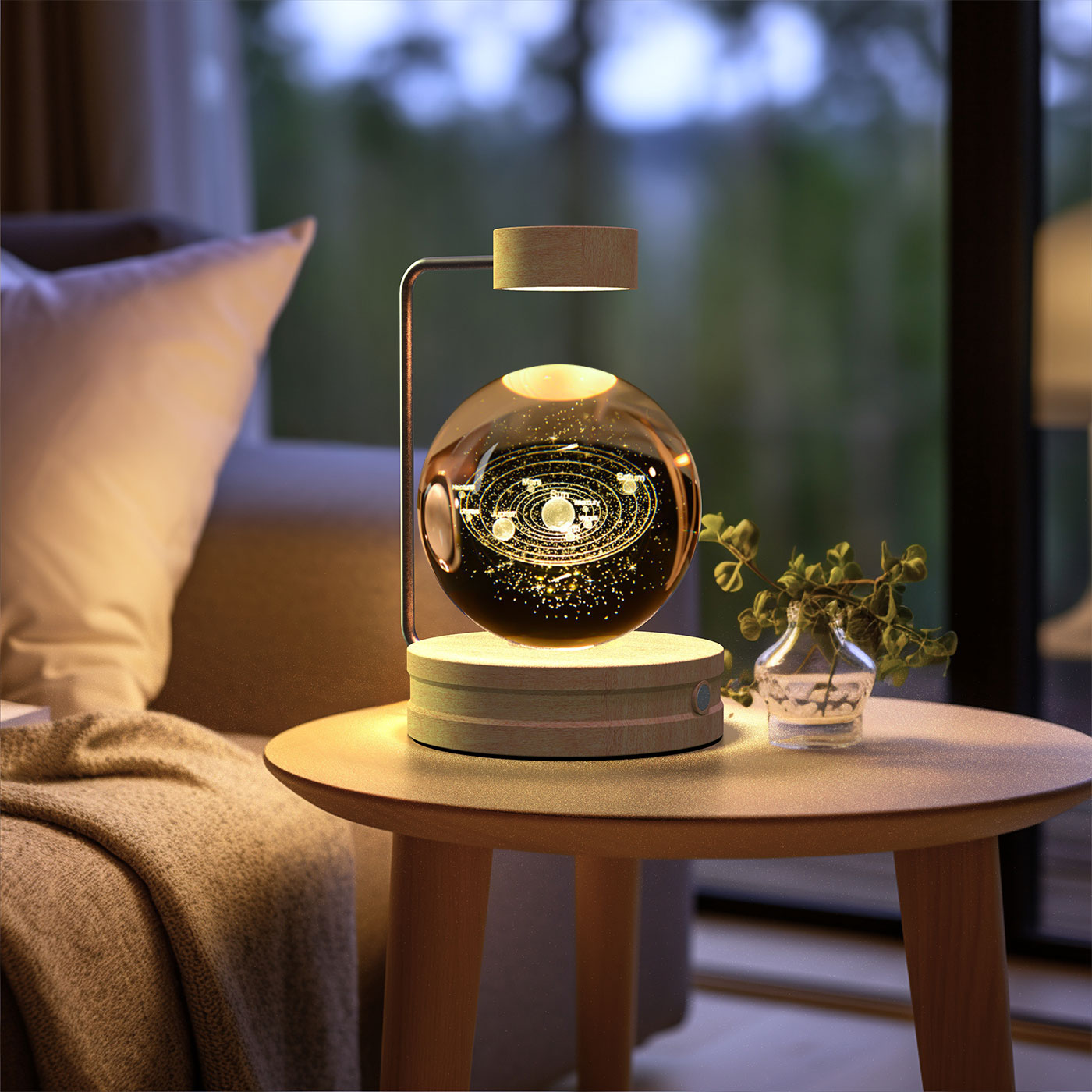 Cosmic Crystal Ball Night Lamp