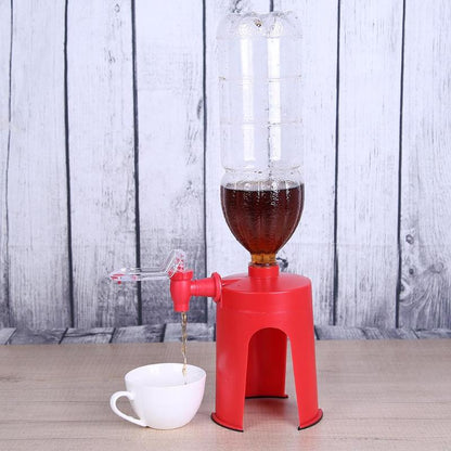 Upside-Down Soda Bottle Dispenser