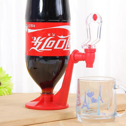 Upside-Down Soda Bottle Dispenser