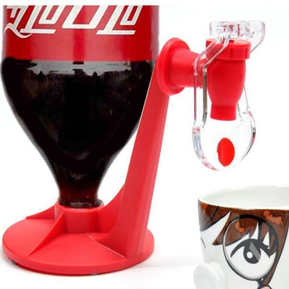 Upside-Down Soda Bottle Dispenser