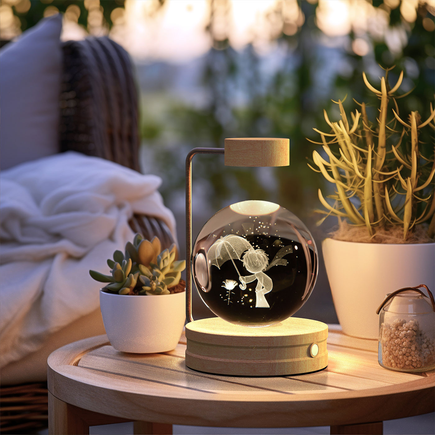 Cosmic Crystal Ball Night Lamp