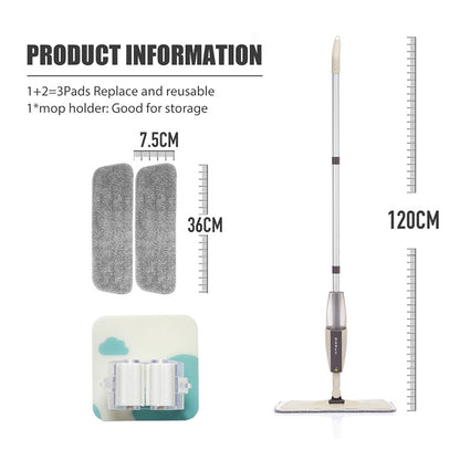 Detachable Spray Magic Floor Mop