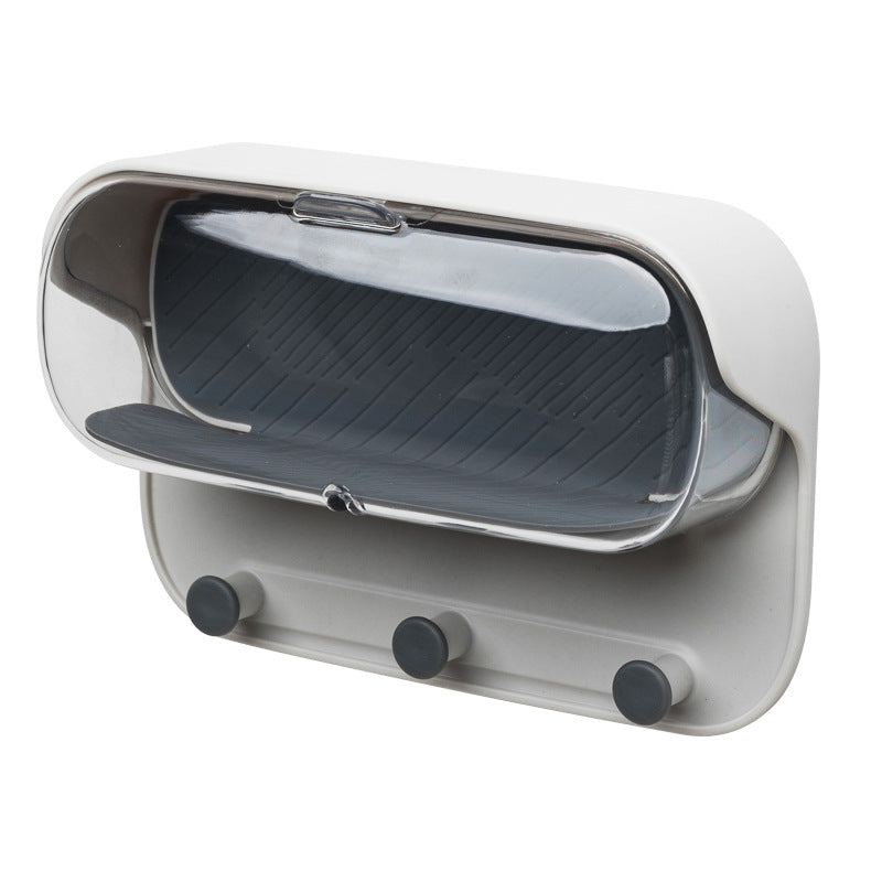 Punch-Free Bathroom Wall Storage Organizer