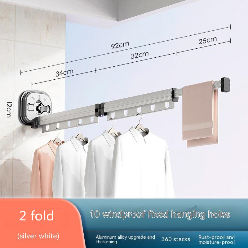 Retractable Balcony Clothes Drying Rack