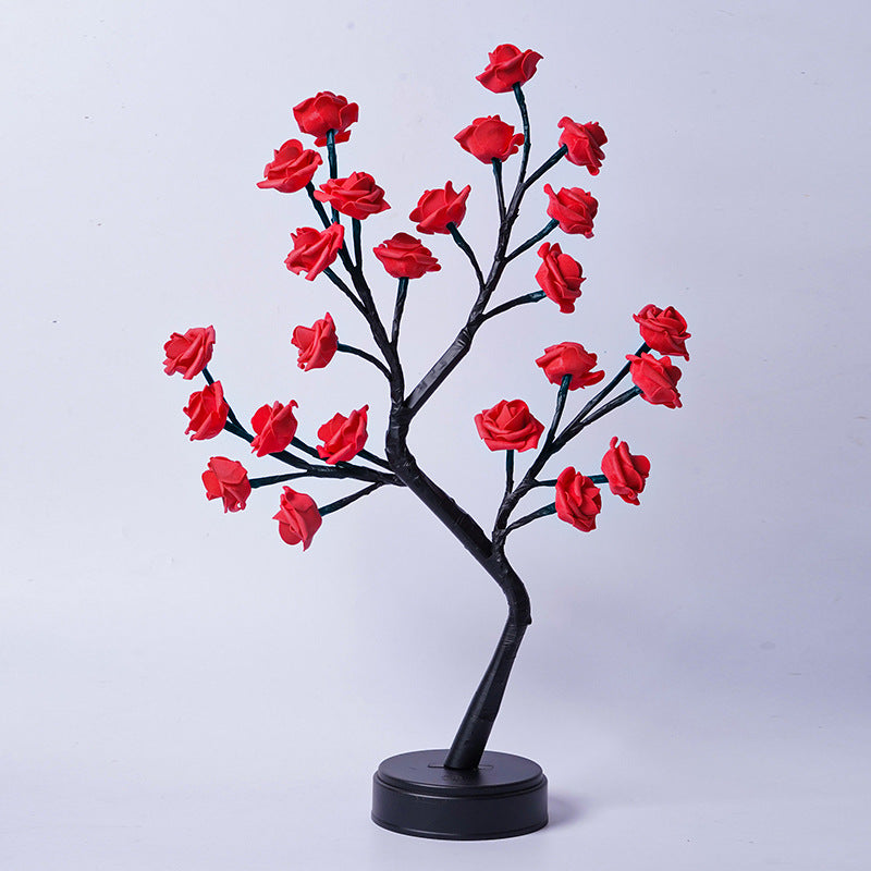 LED Rose Flower Tree Table Lamp