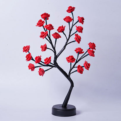 LED Rose Flower Tree Table Lamp
