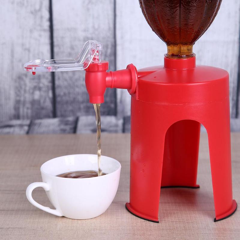 Upside-Down Soda Bottle Dispenser