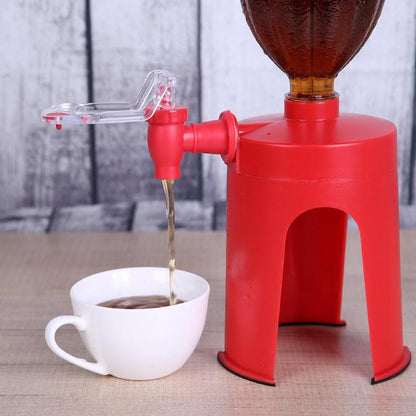 Upside-Down Soda Bottle Dispenser