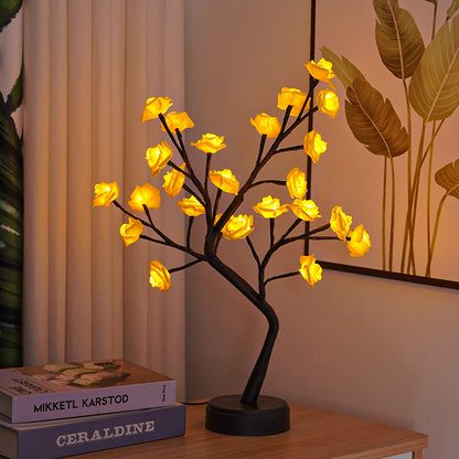LED Rose Flower Tree Table Lamp