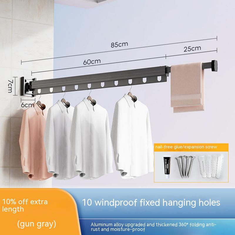 Retractable Balcony Clothes Drying Rack