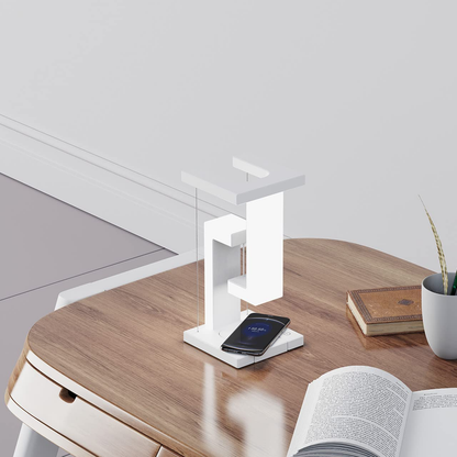 Creative Floating LED Table Lamp With Wireless Charger