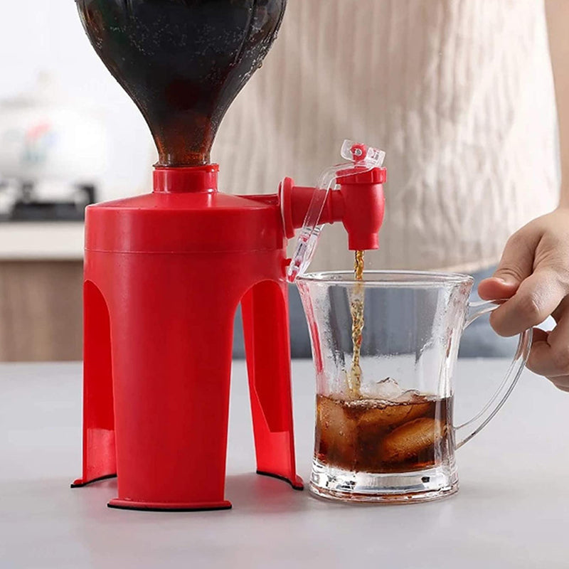 Upside-Down Soda Bottle Dispenser