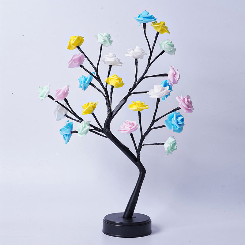 LED Rose Flower Tree Table Lamp