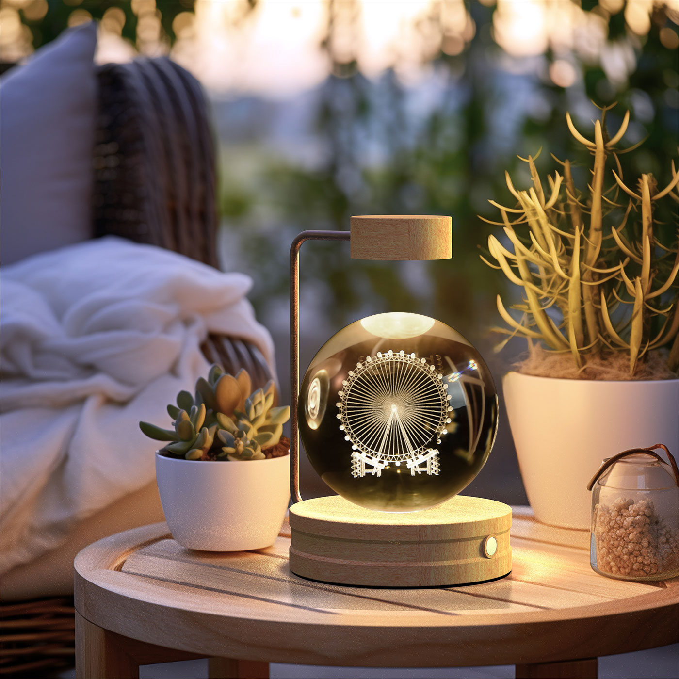Cosmic Crystal Ball Night Lamp
