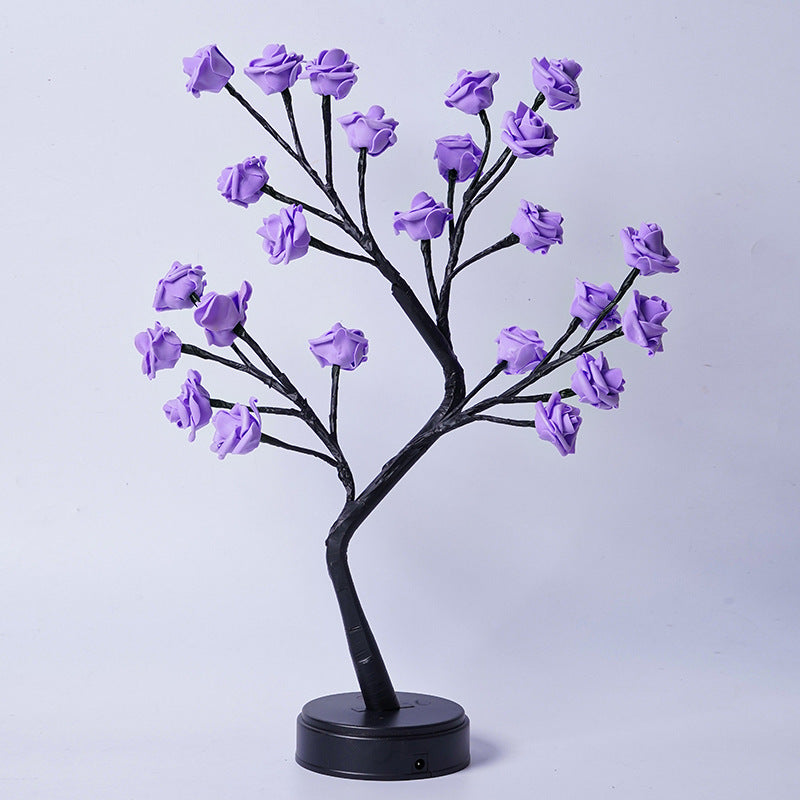 LED Rose Flower Tree Table Lamp