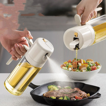 2-in-1 Oil Sprayer & Pourer Bottle