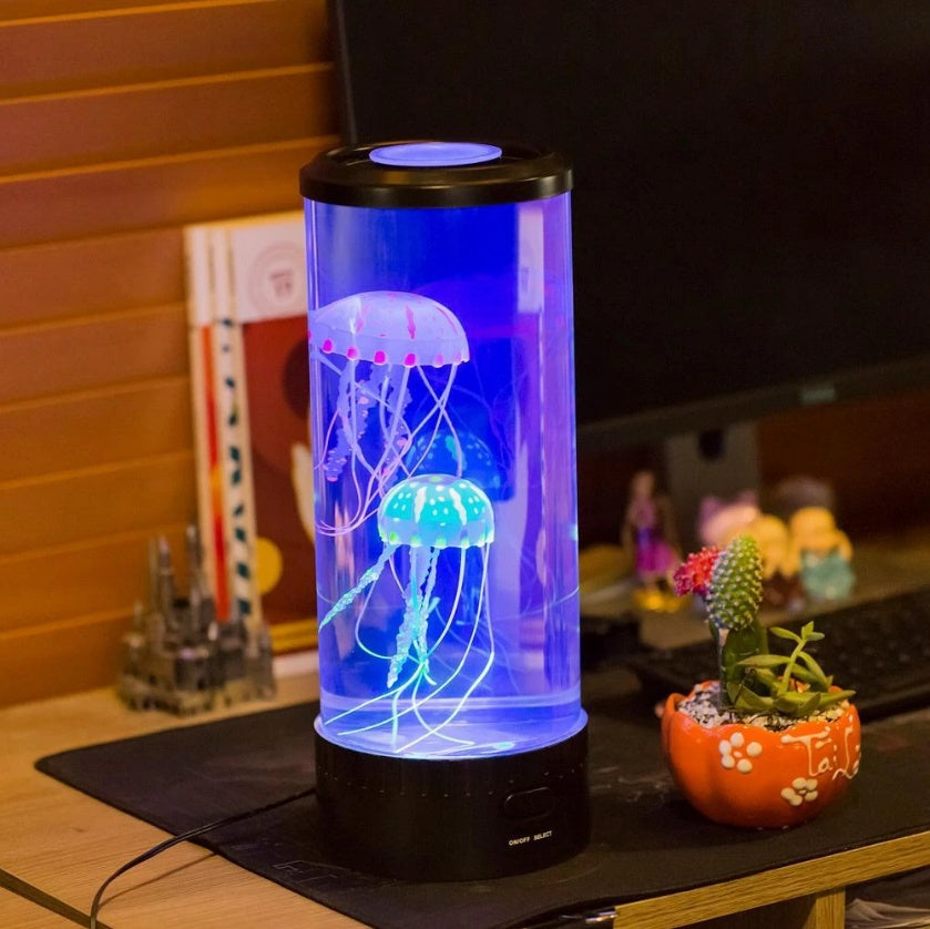 LED Jellyfish Aquarium Night Lamp
