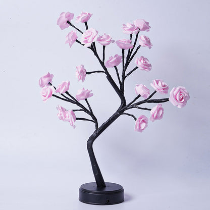 LED Rose Flower Tree Table Lamp