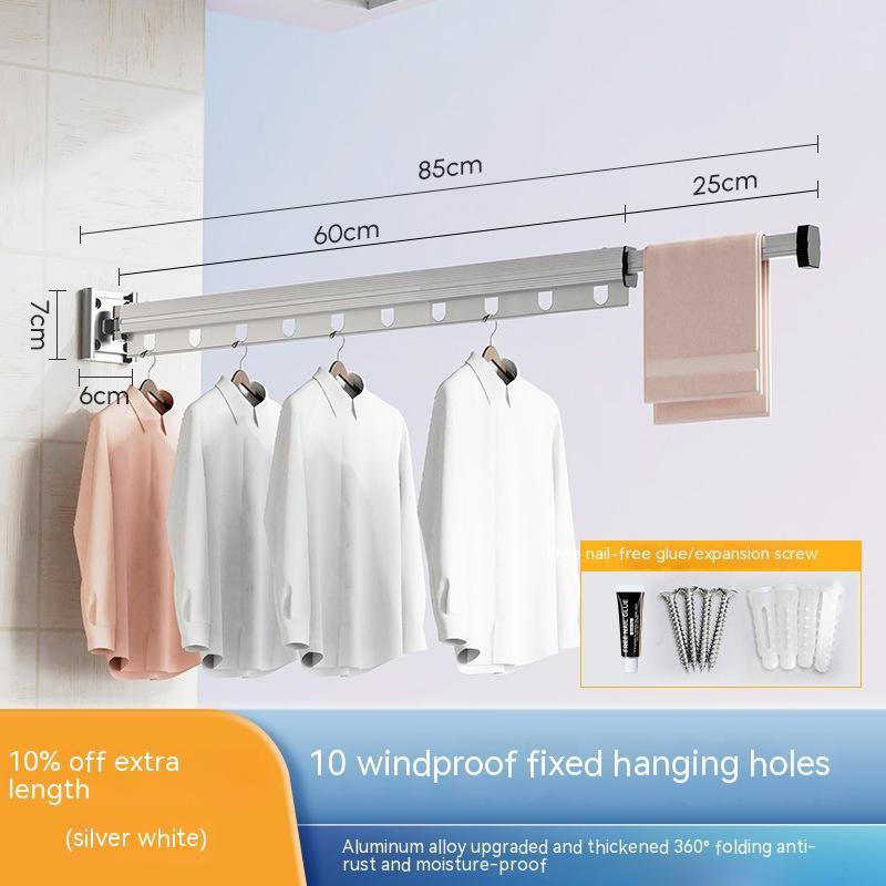 Retractable Balcony Clothes Drying Rack
