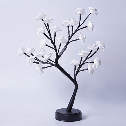 LED Rose Flower Tree Table Lamp
