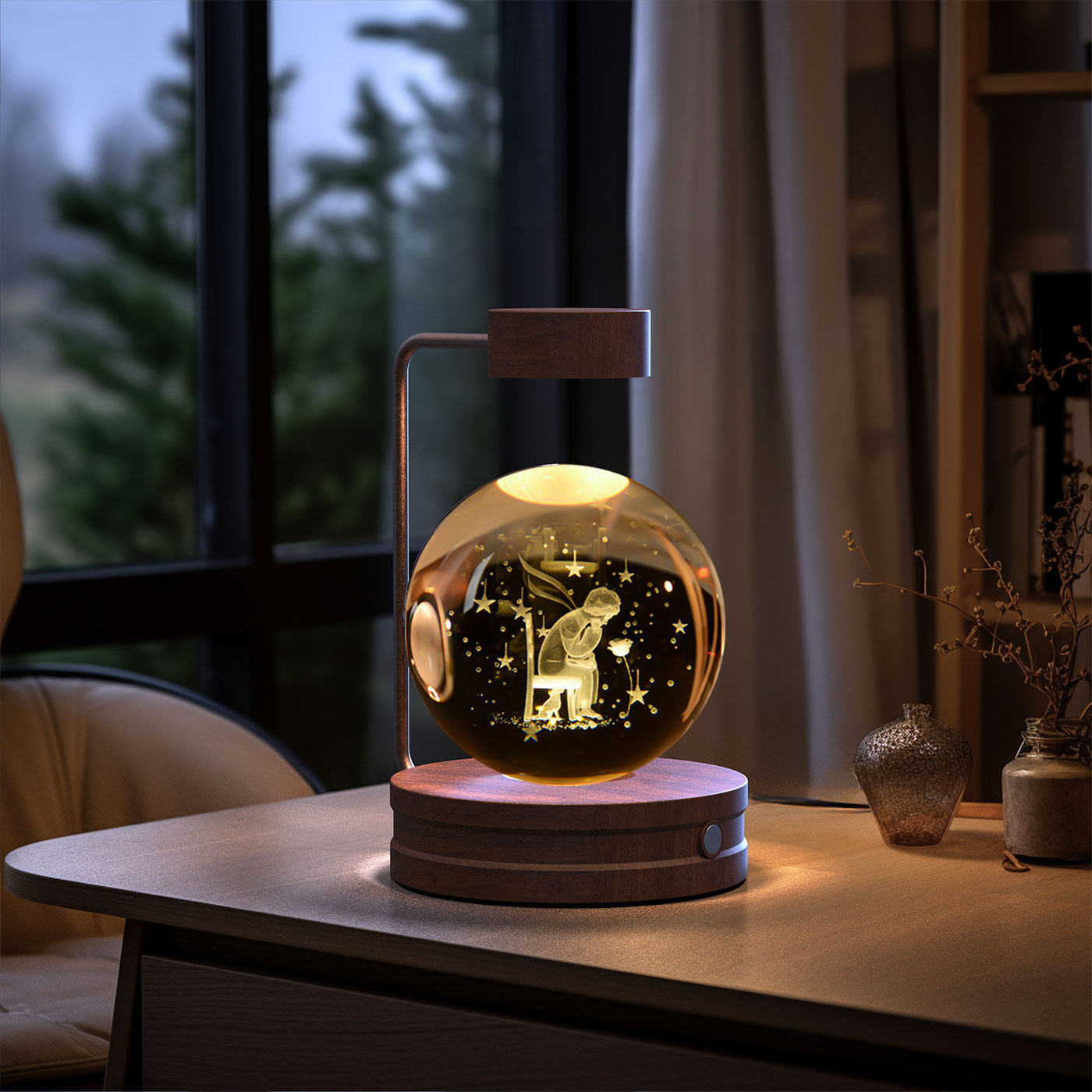 Cosmic Crystal Ball Night Lamp