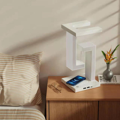 Creative Floating LED Table Lamp With Wireless Charger