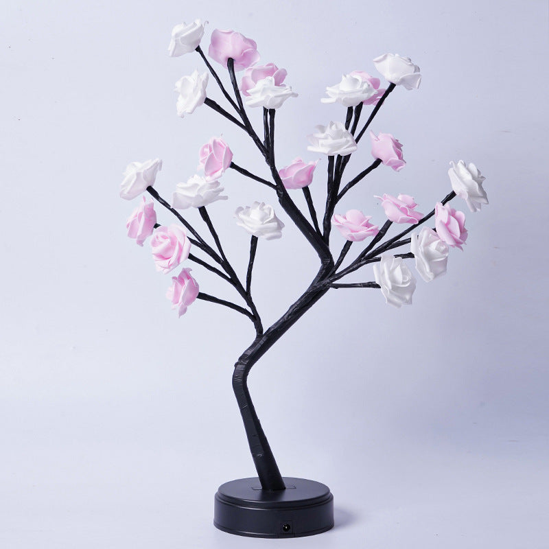 LED Rose Flower Tree Table Lamp