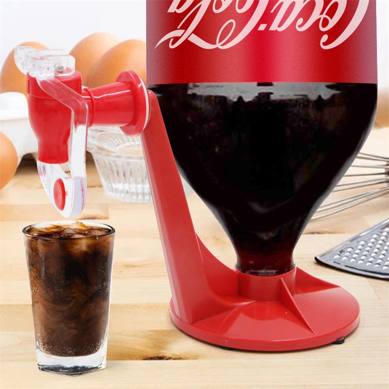 Upside-Down Soda Bottle Dispenser