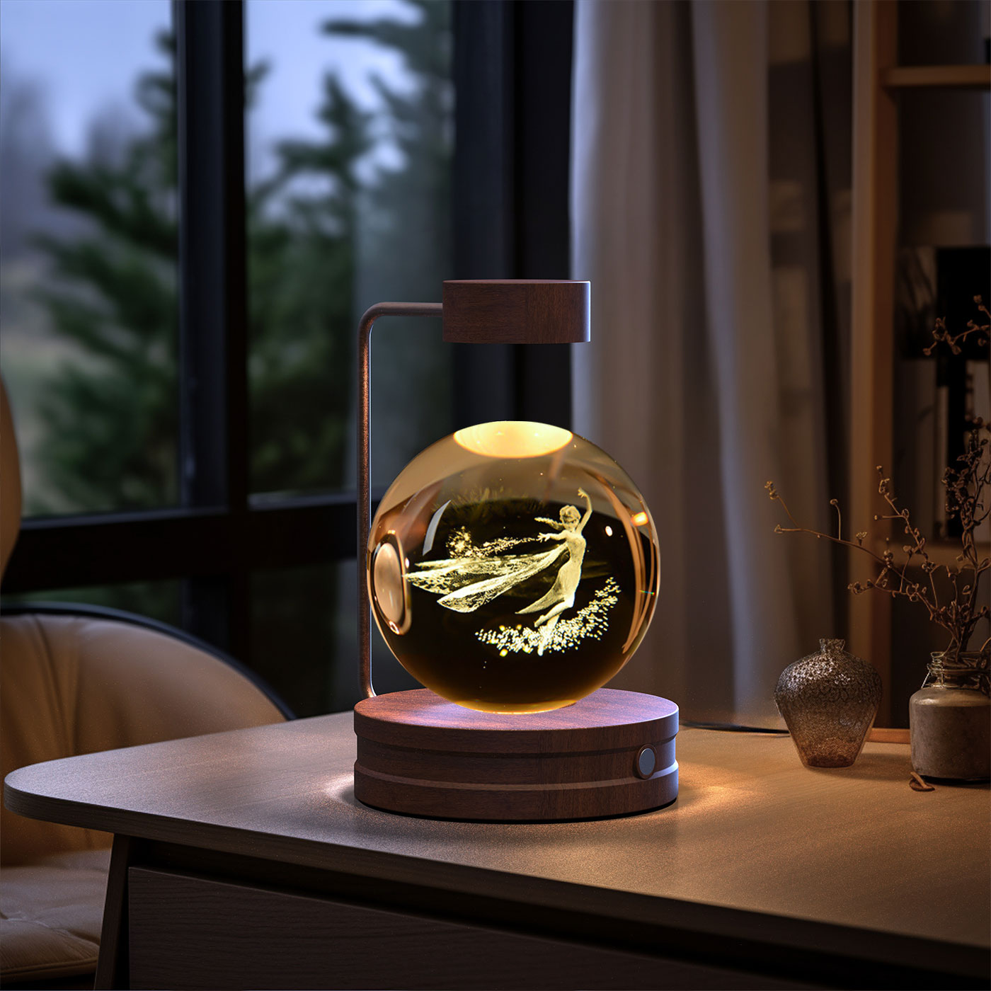 Cosmic Crystal Ball Night Lamp