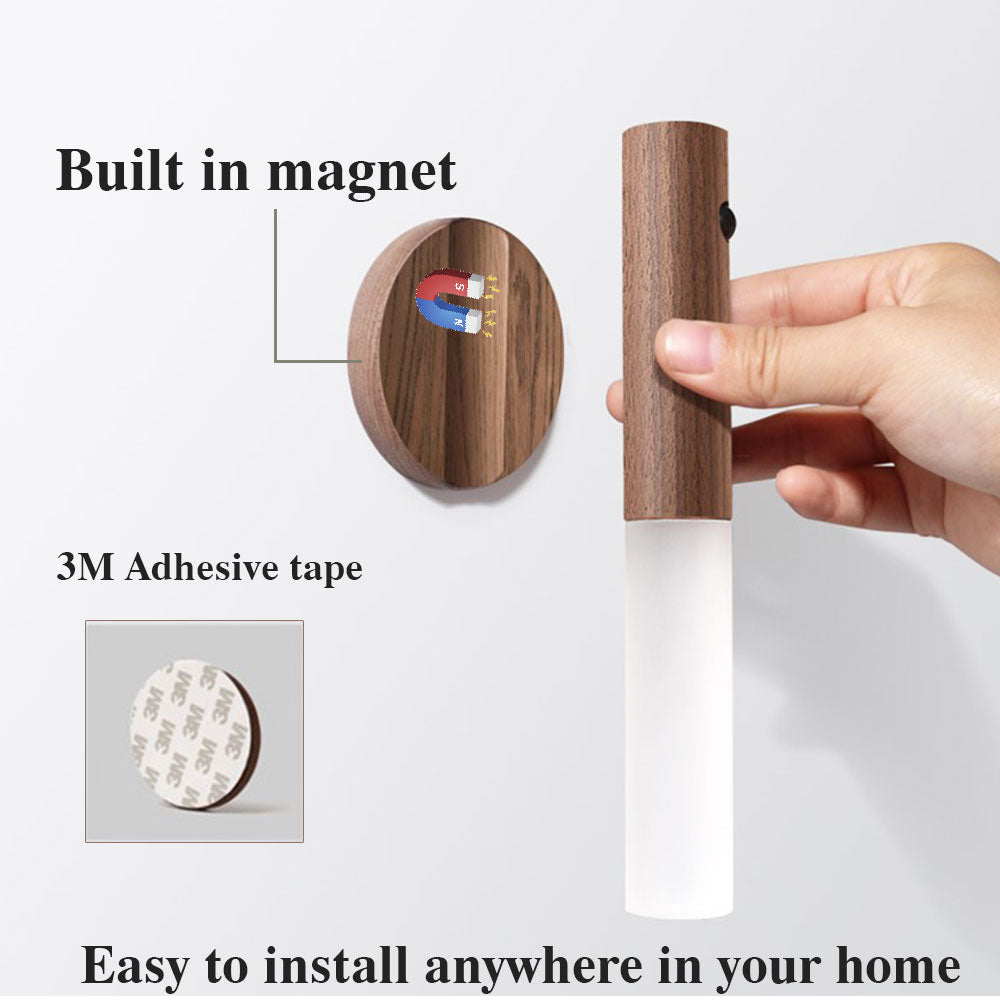 Wood Style Magnetic LED Night Light