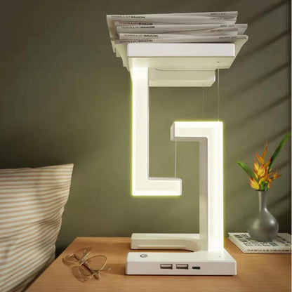 Creative Floating LED Table Lamp With Wireless Charger