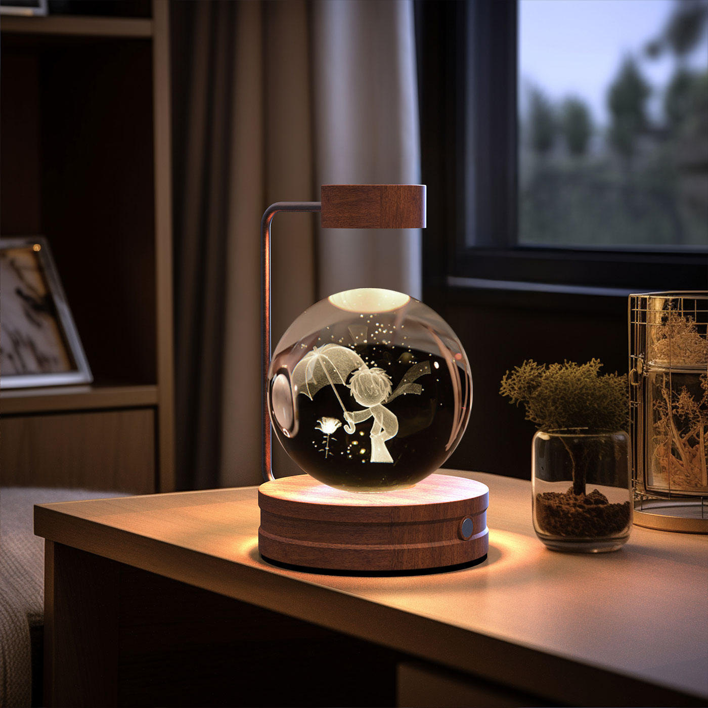 Cosmic Crystal Ball Night Lamp