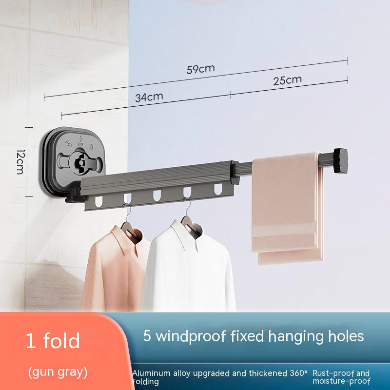 Retractable Balcony Clothes Drying Rack