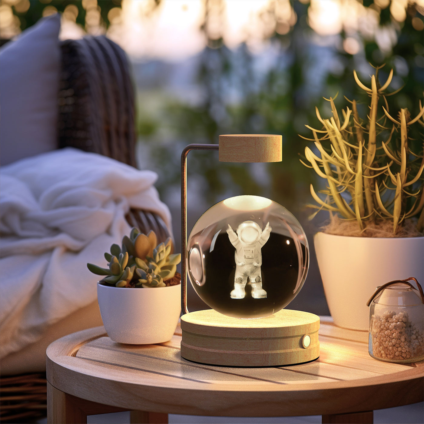 Cosmic Crystal Ball Night Lamp