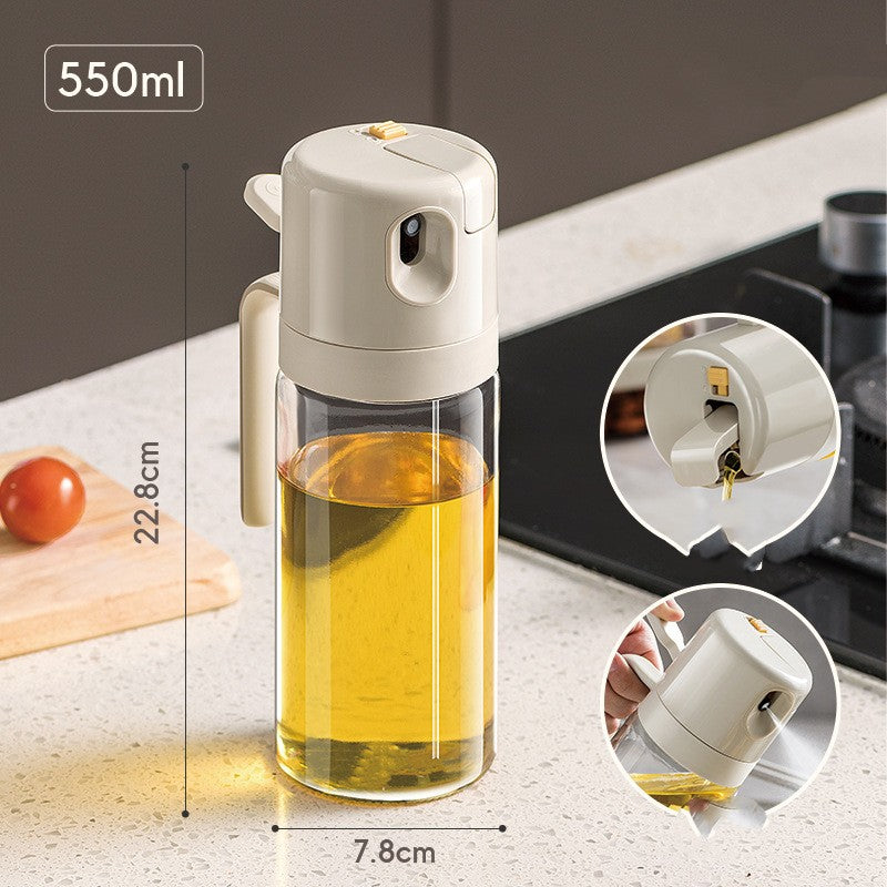 2-in-1 Oil Sprayer & Pourer Bottle
