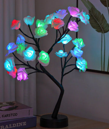 LED Rose Flower Tree Table Lamp