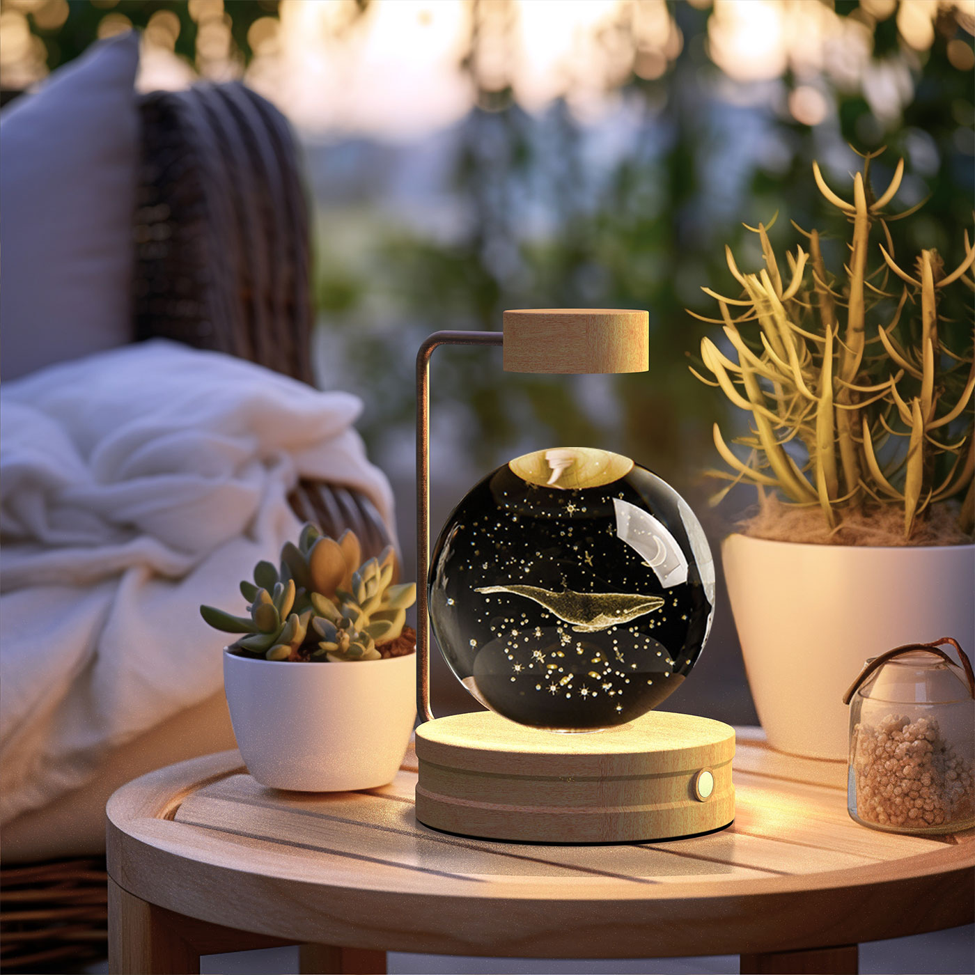 Cosmic Crystal Ball Night Lamp